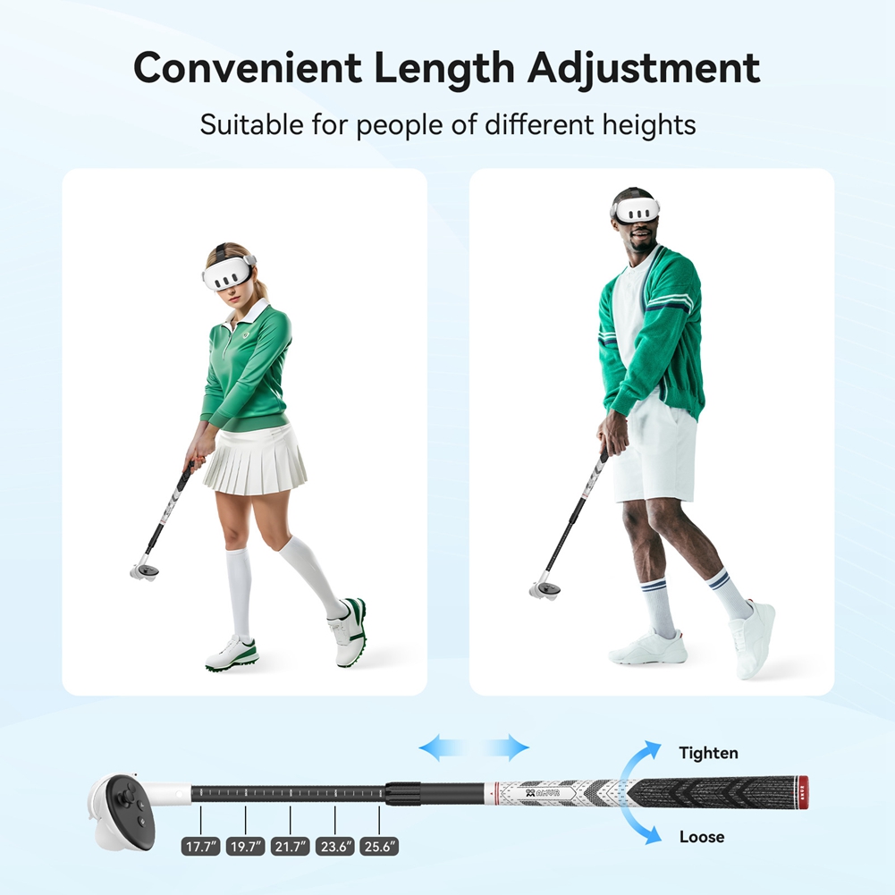 Vr Golf Club Handle Grip Accessory - A26Z Retractable Golf Club Handle Grip