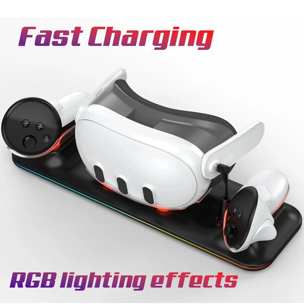 Head Strap With Battery Pack Vr Elite - Wireless Charging Dock for Meta Quest