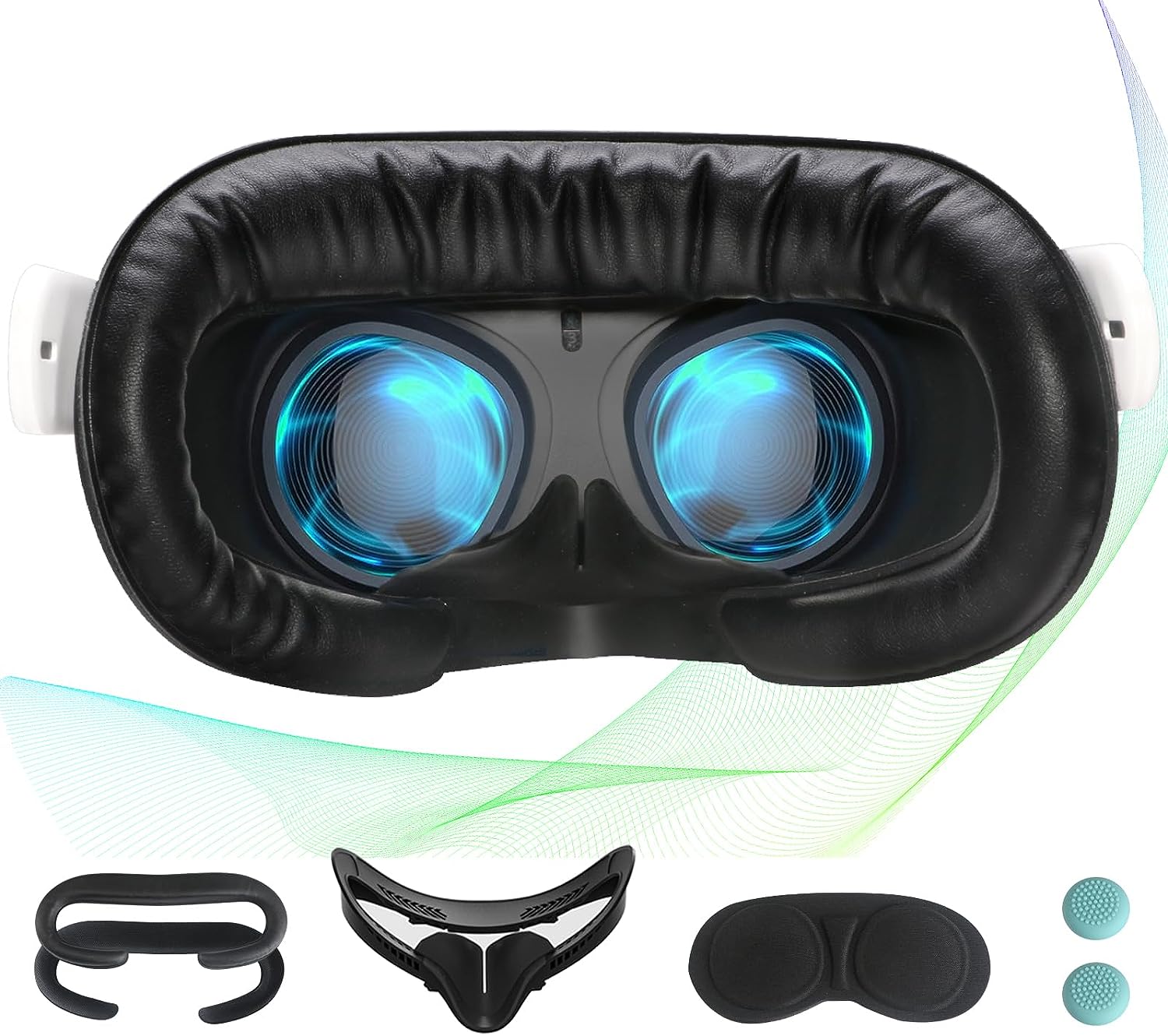 Vr Facial Interface Foam Pad Leather - Hanpusen Face Cushion Pad for Oculus