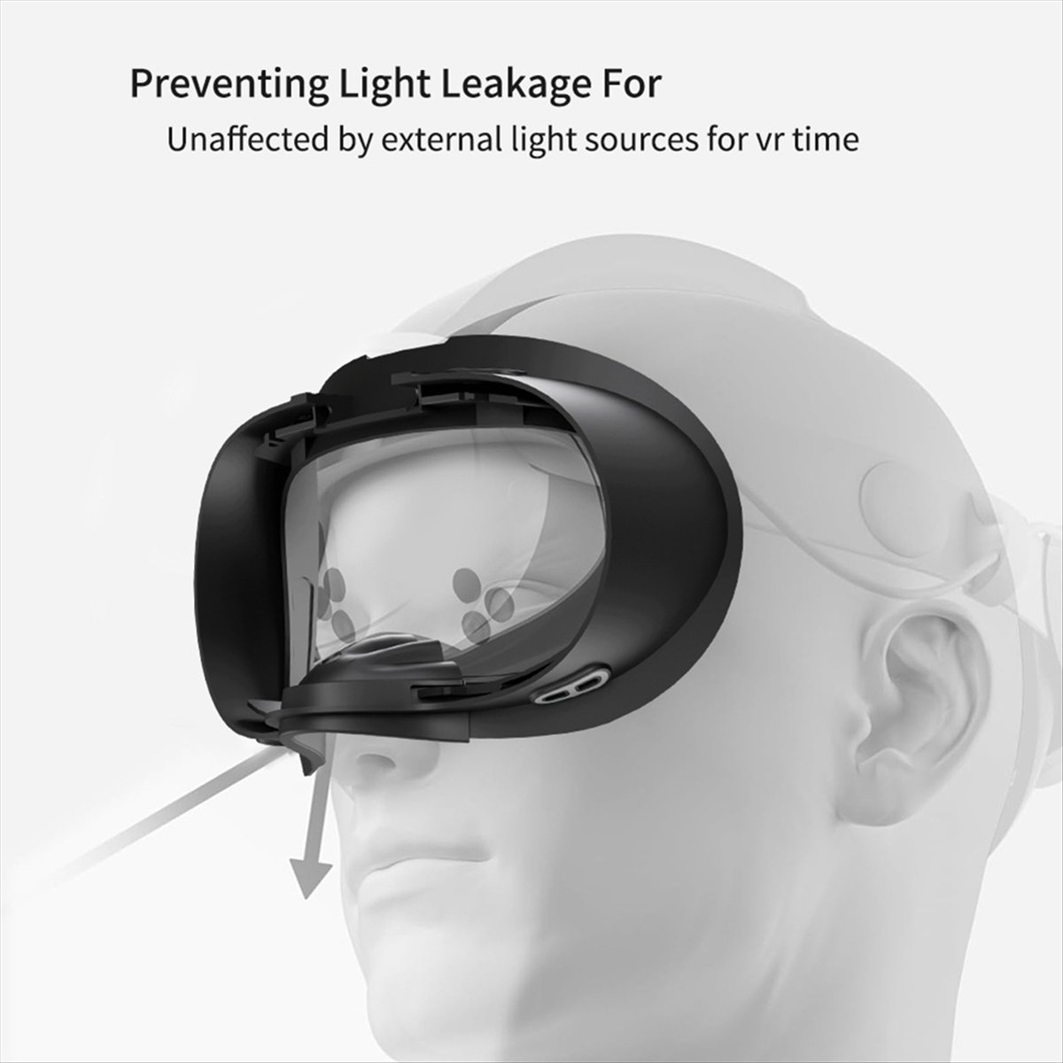 Vr Facial Interface Foam Pad Leather - NEW Comfortable Adjustable Facial Replacement PU