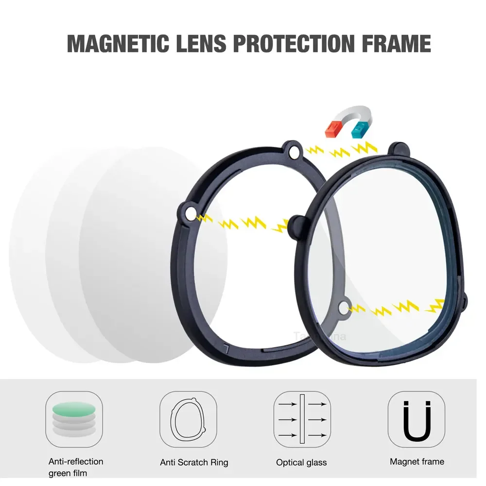Mới Quest2 Ống Kính Cận Thị Ch - đánh giá và giá Vr Prescription Lens Magnetic Inserts