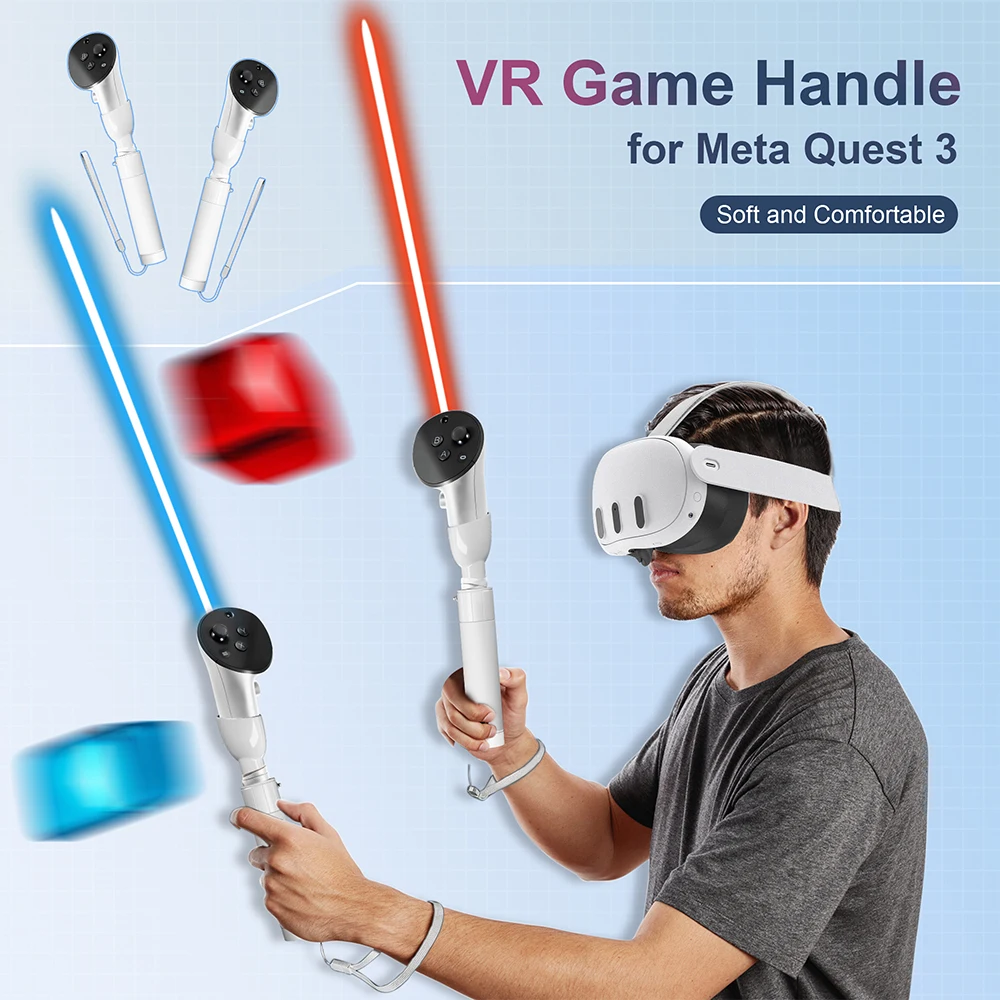 VR Controller Extension Grips  - đánh giá và giá Vr Golf Club Handle Grip Accessory