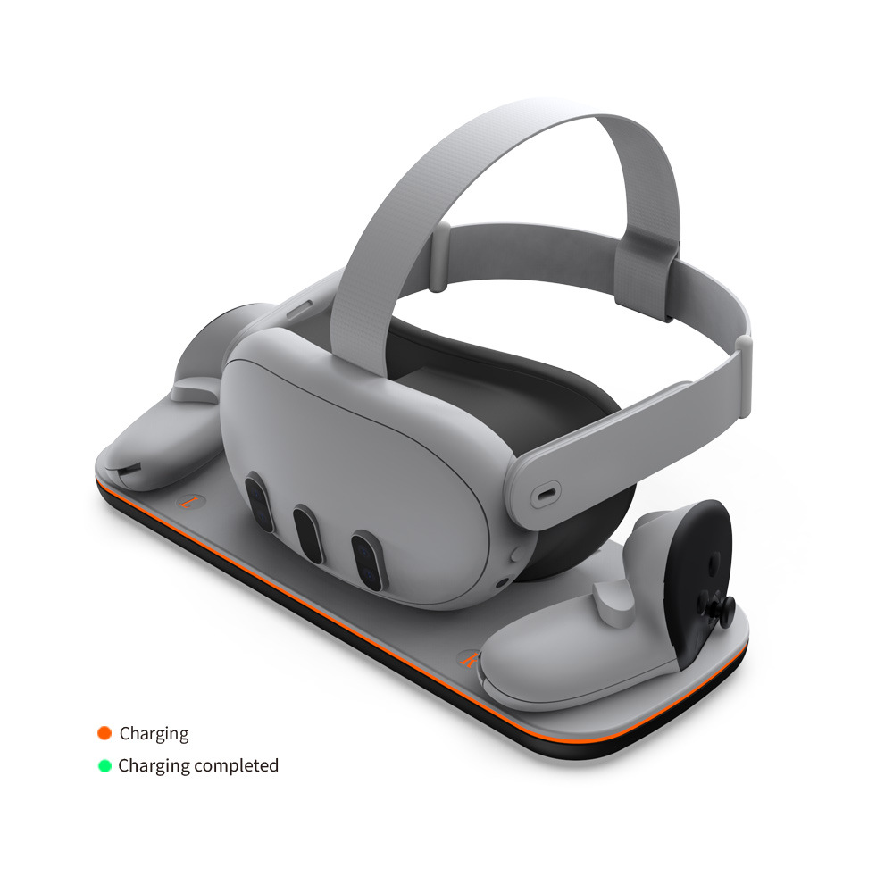 For Oculus Quest 3 VR Headset  - đánh giá và giá Vr Charging Dock Stand Dual Controller