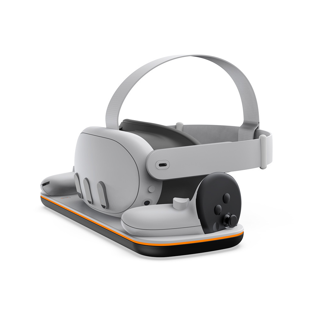 For Oculus Quest 3 VR Headset  - đánh giá và giá Vr Charging Dock Stand Dual Controller