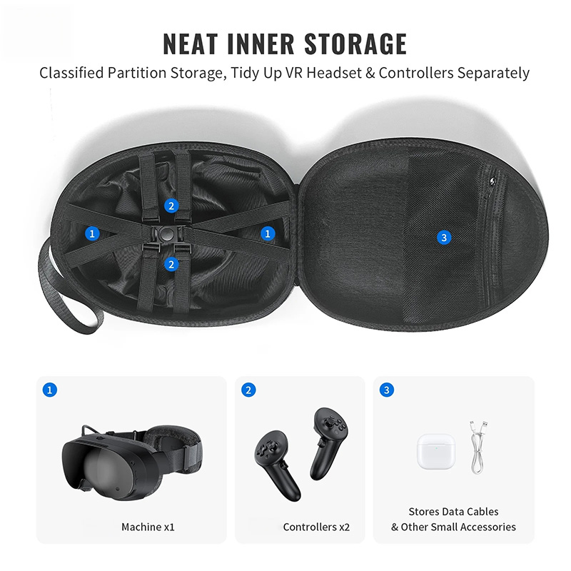 Hard Shell Cases VR Headset St - đánh giá và giá Vr Carrying Case Hard Travel Storage