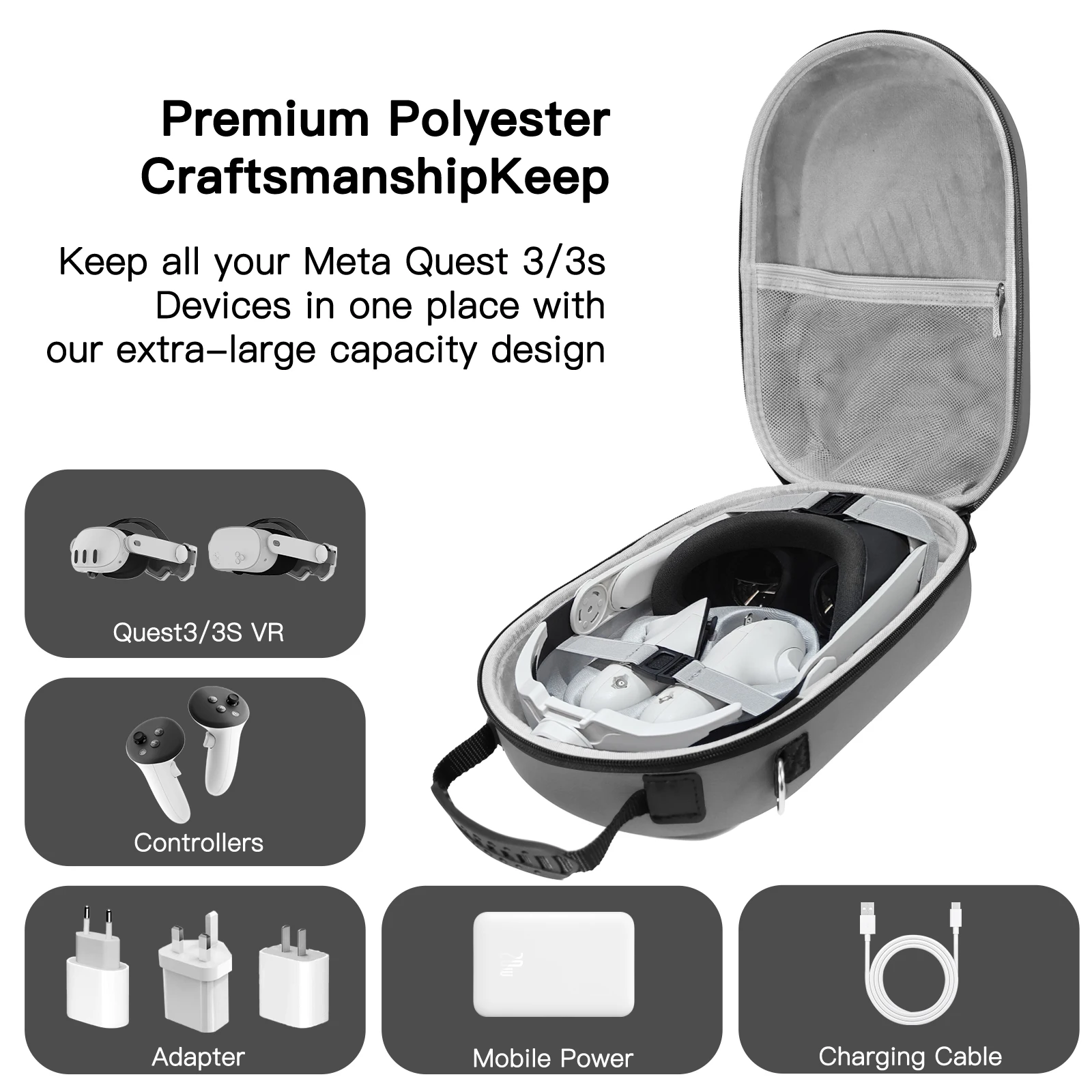 Hard Carrying Case Drop-resist - đánh giá và giá Vr Carrying Case Hard Travel Storage