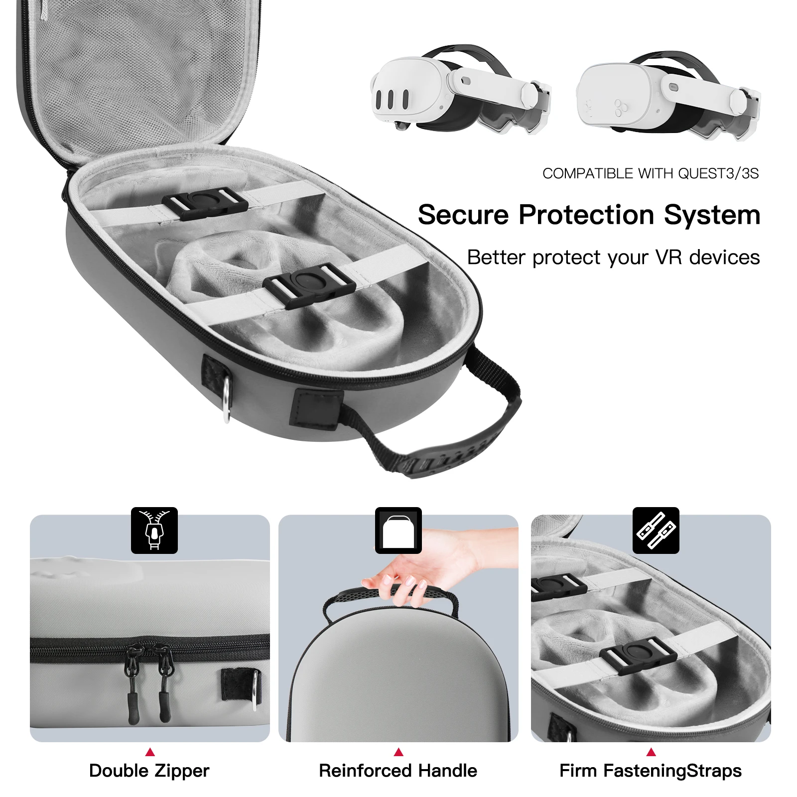 Hard Carrying Case Drop-resist - đánh giá và giá Vr Carrying Case Hard Travel Storage