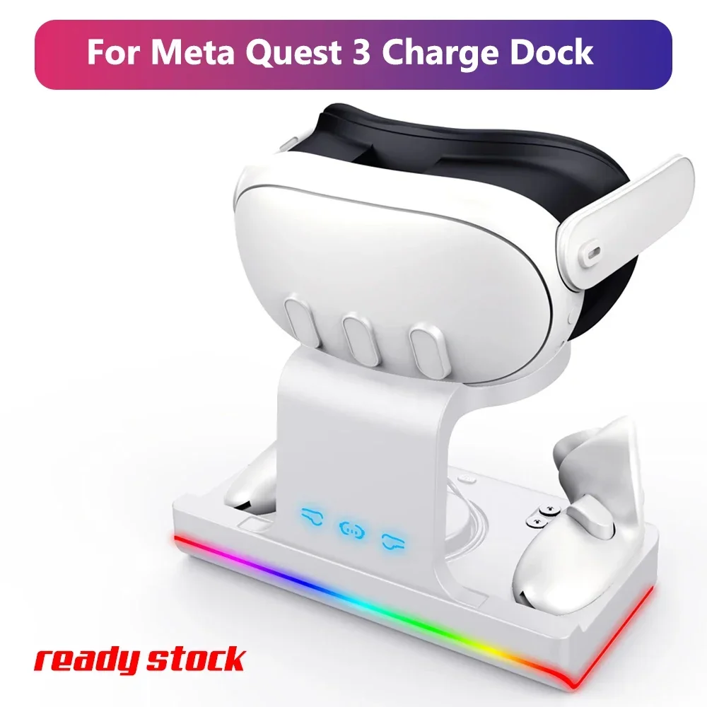 Charging Dock for Meta Quest 3 - đánh giá và giá Head Strap With Battery Pack Vr Elite