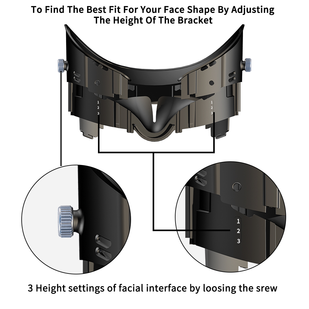 Adjustable Facial Replacement  - đánh giá và giá Vr Facial Interface Foam Pad Leather