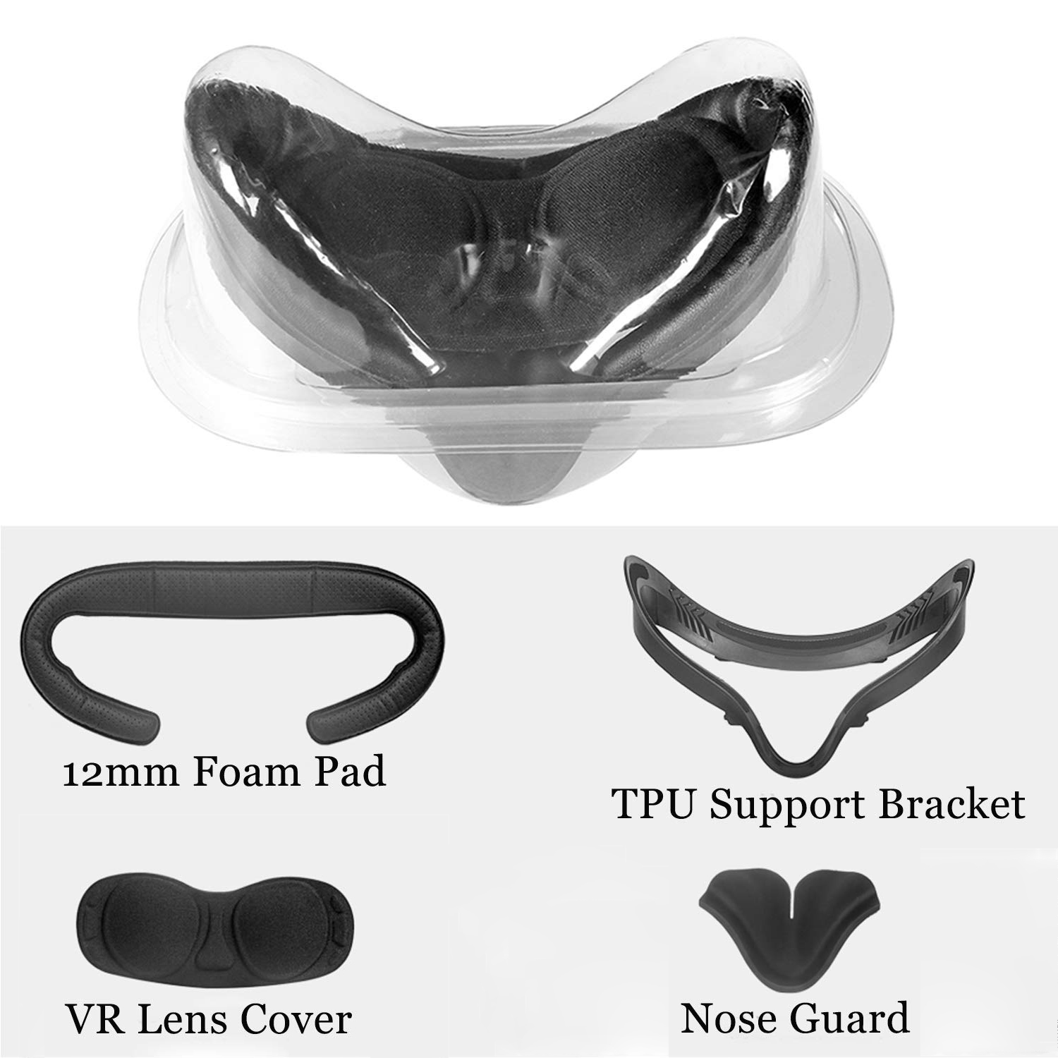 VR Thay Thế Mặt Nạ Mắt PU Da F - đánh giá và giá Vr Facial Interface Foam Pad Leather