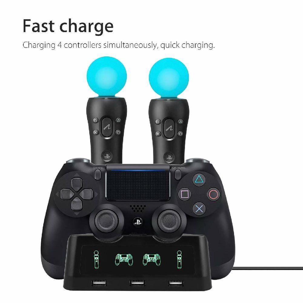 Dual Fast PS4 Controller Charg - đánh giá và giá Vr Charging Dock Stand Dual Controller