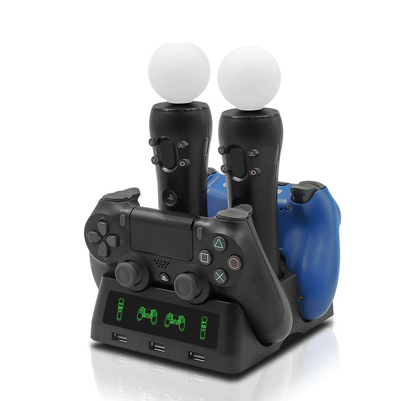 Dual Fast PS4 Controller Charg - đánh giá và giá Vr Charging Dock Stand Dual Controller