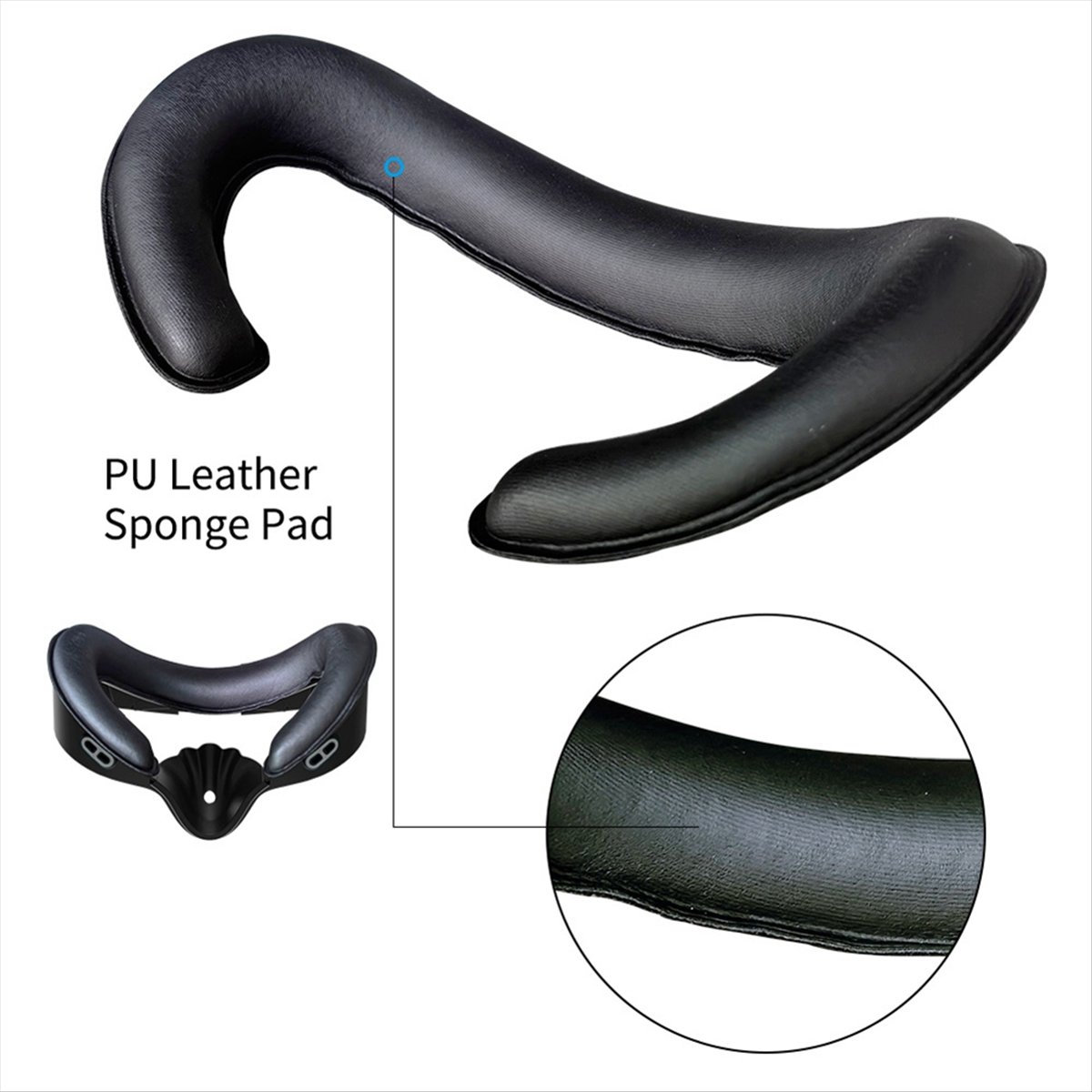 *A14E Comfortable Adjustable F - đánh giá và giá Vr Facial Interface Foam Pad Leather
