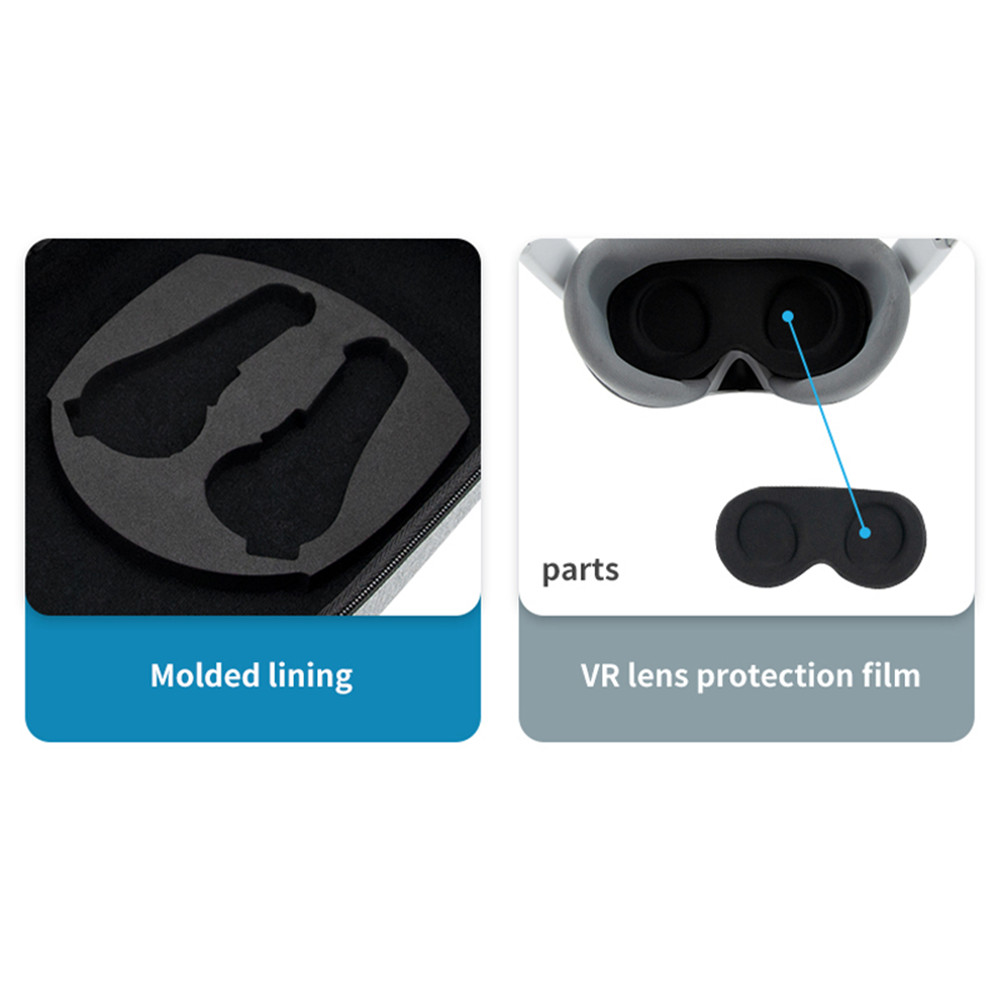 VR Accessories for Pico 4 VR H - đánh giá và giá Vr Carrying Case Hard Travel Storage