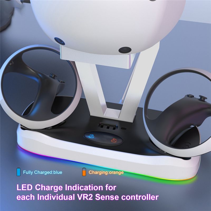 【Charger】 For PS VR2 Dual Cont - đánh giá và giá Vr Charging Dock Stand Dual Controller