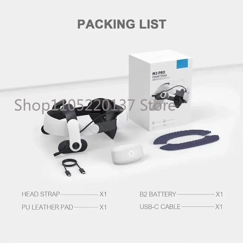B-O-B-O M3 Pro Head Strap Comp - đánh giá và giá Head Strap With Battery Pack Vr Elite